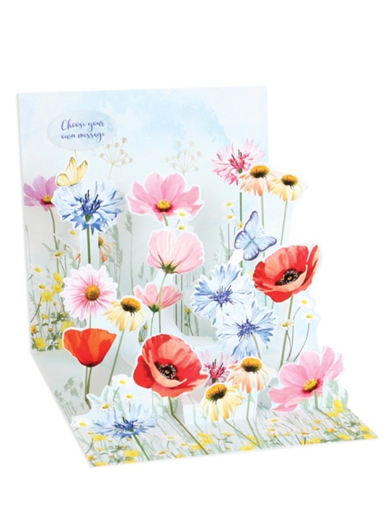 Up With Paper Other - Up With Paper Wildflower Meadow Pop-Up Card